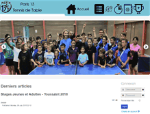 Tablet Screenshot of paris13tt.org